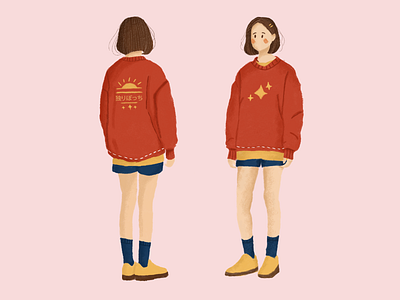 80's Girl branding design graphic design illustration