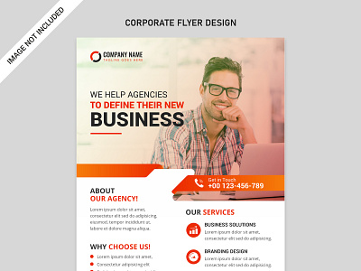 A4 Size Corporate Flyer AD Template