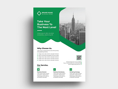 Corporate flyer template