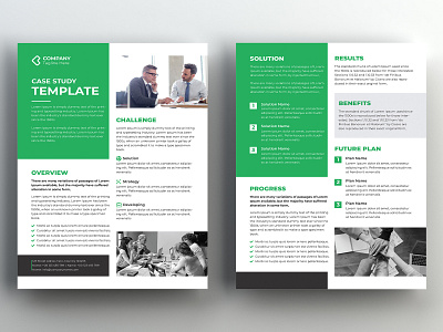 Case Study Template booklet brief brochure business case history case study catalog clean corporate creative editorial flyer informational marketing multipurpose newsletter portfolio presentation