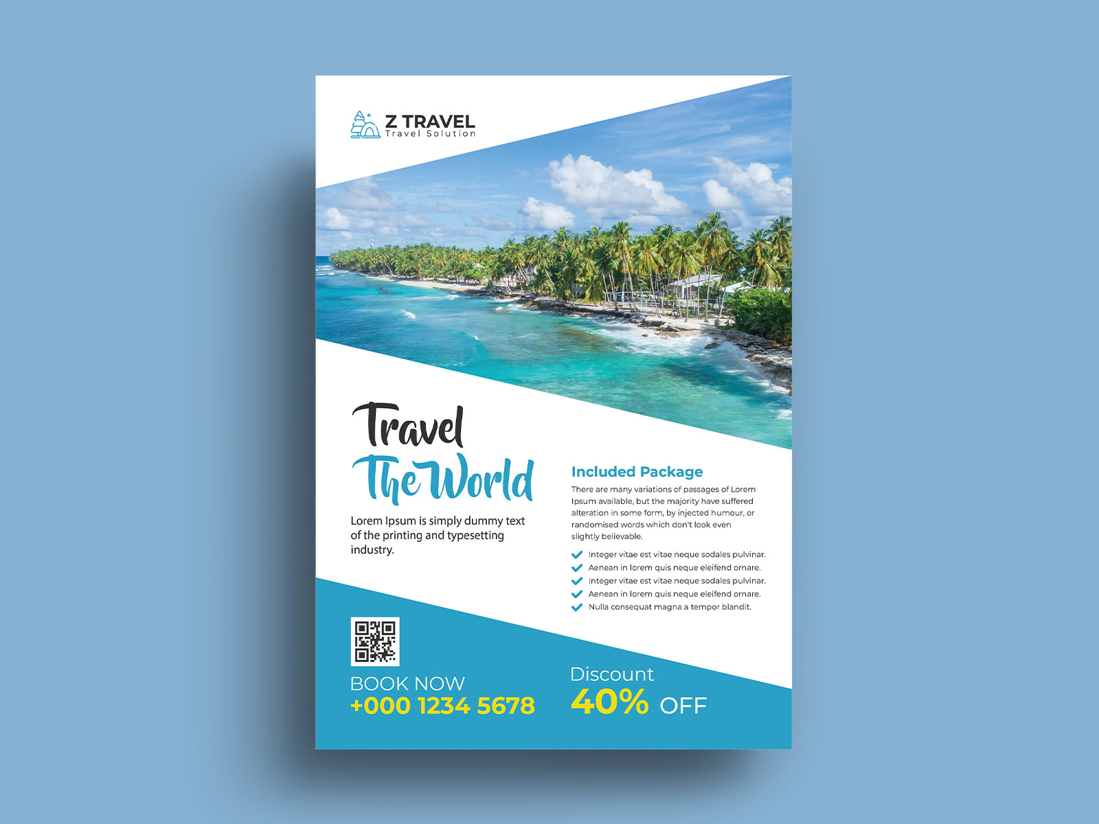 Travel Flyer Design Template by Shah jahan on Dribbble