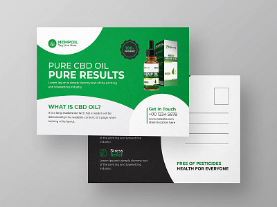 Hemp or Cbd Product Postcard Template cannabis grower cannabis leaf cannabis postcard cannabis shop cbd postcard hemp hemp postcard marijuana marijuana convention medical cannabis medicine narcotic nature plant post card postcard product