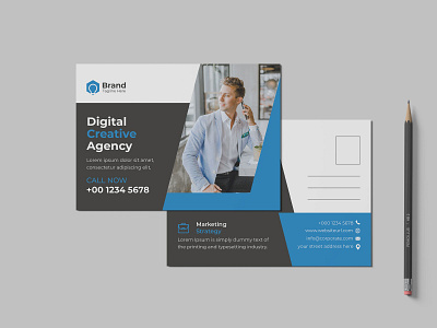 Corporate Postcard Design Template multipurpose