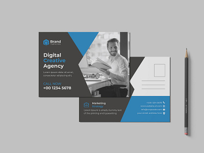 Corporate Postcard design Template