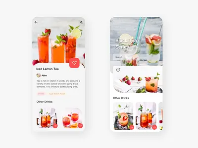 dink app app design drink iphone red ui ux