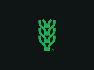 Les Fenetres agricoles mark bio logo logo natural organic tree