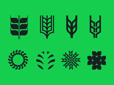 Bio bio greenlogo leaf logo natural naturallogo olive wheat