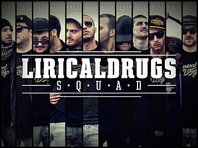 LIRICAL DRUGS SQUAD advertising drugs gradoner gradonergraphics lirical liricaldrugs photography squad