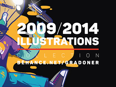 2009/2014 Illustration Collection 2009 2014 characters collection gradoner illustration illustrations portraits raster vector