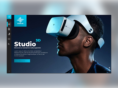Reality Augmented 3d branding design studio ui ux virtualreality website