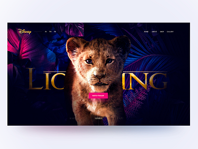 Disney The Lion King concept – SIMBA