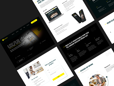 Part 2 UX/UI page design marketing ui ux website website design