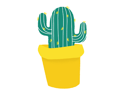 Cactus art doodle drawing illustration