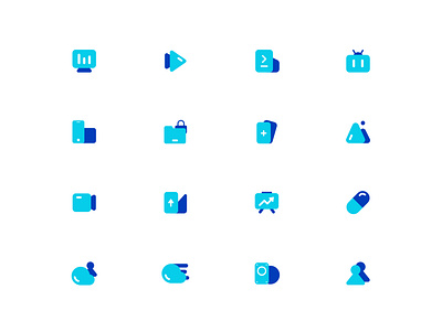 Icons for my job app blue icon mobile app