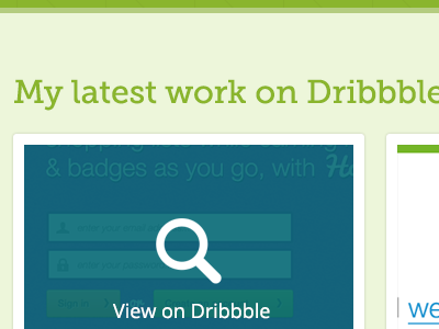 View on Dribbble