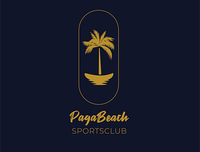 Pagabeach logo design branding graphic design logo ui