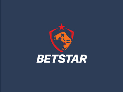 Betstar official Logo- GAMING COMPANY BRAND IDENTITY brand identity branding design graphic design illustration logo ux vector