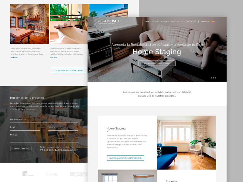 Dekohuset minimalist decoration interior design home staging