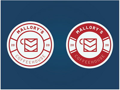 Mallory's Coffeehouse - Nautical Coffee Shop Logo