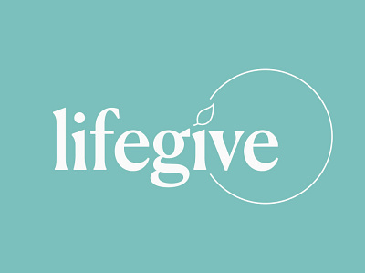 LifeGive branding design logo logo design logotype vector