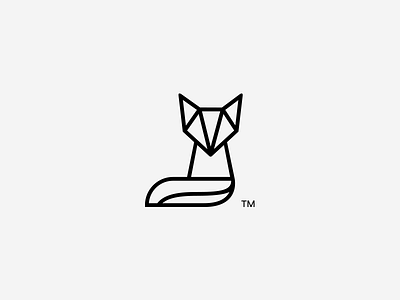 Foxy Coffee / Food and Beverage / Vietnam coffee fox icon line logo