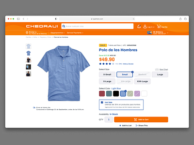 Chedraui PDP branding design design system ecommerce pdp ui ux