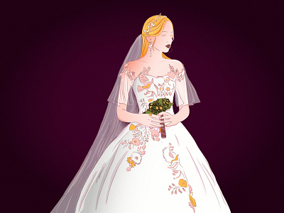 Wedding dress Illustration