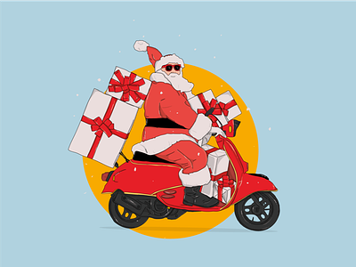 Merry Christmas ! christmas christmas party christmas tree design giftschristmas holidays illustrationchristmas santaclaus vector
