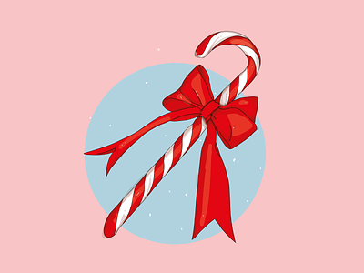 Candy can Christmas candy candy can christmas christmas tree design illustration vector