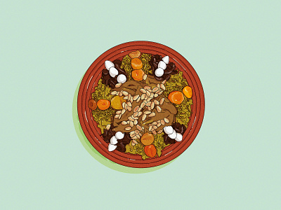 Moroccan food : Rfissa africa design design art illustrator morocco