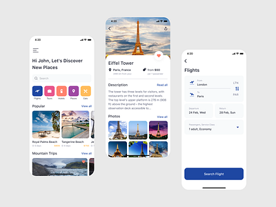 TravelApp booking design featured flight flight booking ios layout mobile app mobile app design purchasing tickets tour tourism travel travel app traveling ui ux vacation web design