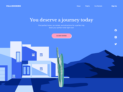 Villa Booking Website Concept