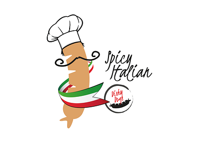 Dishy Dogs - Spicy Italian Sausage Character branding and identity character design fmcg food illustration sausgages vector