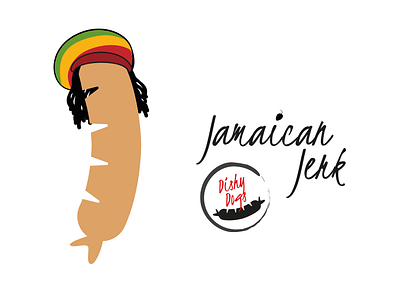 Dishy Dogs - Jamaican Jerk Sausage Character branding branding and identity character design design fmcg food illustration sausgages vector