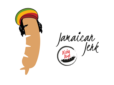 Dishy Dogs - Jamaican Jerk Sausage Character