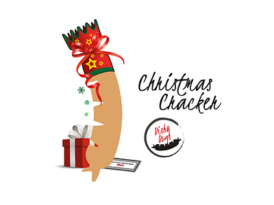 Dishy Dogs - Christmas Cracker Sausage Character branding branding and identity character design design fmcg food illustration sausgages vector