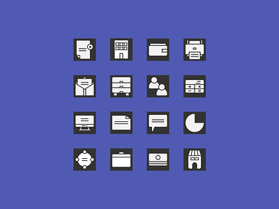 Office Icon flat icon ui vector web