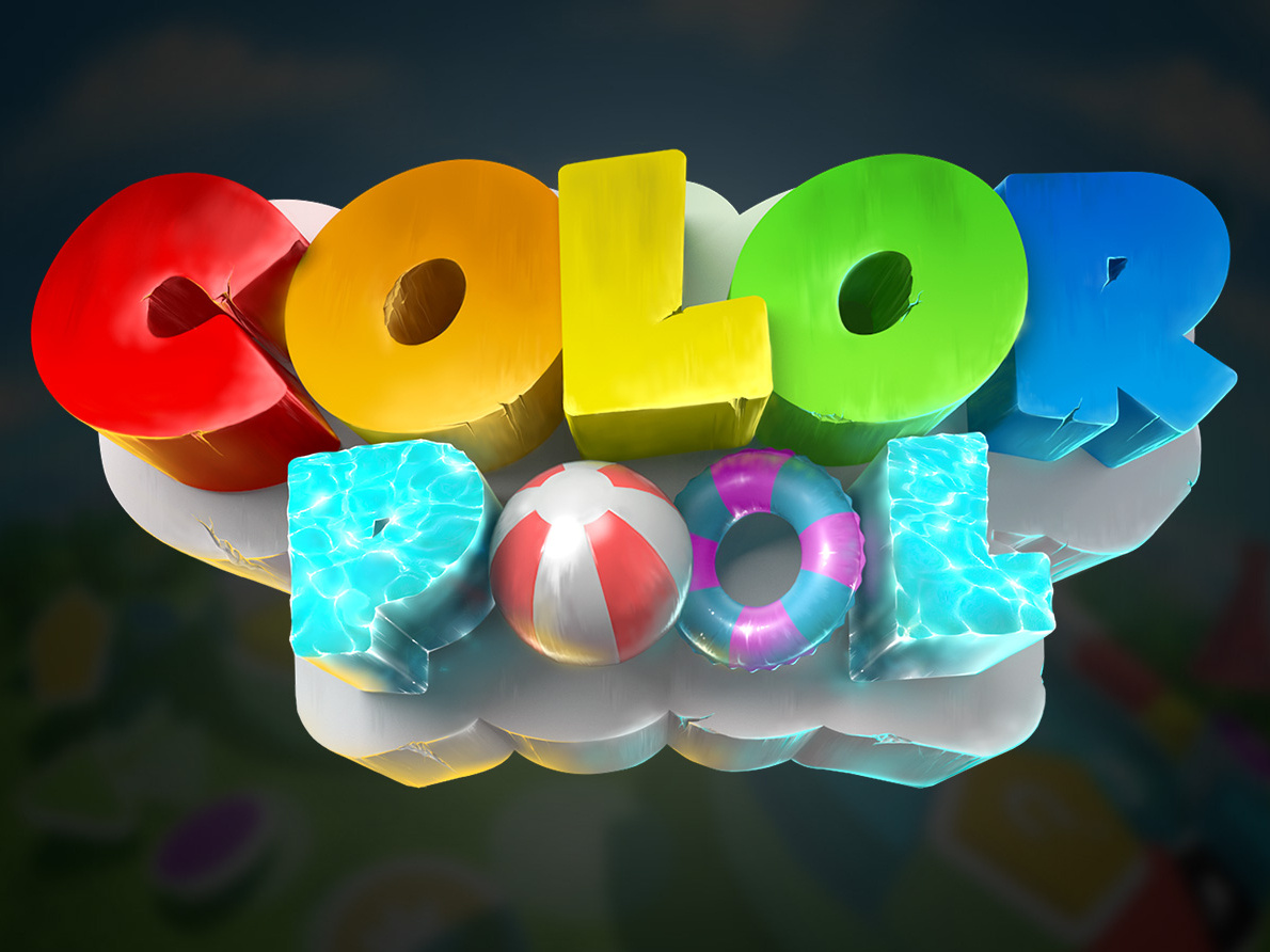 digital painted logo over a 3D render by soufiane draou on Dribbble