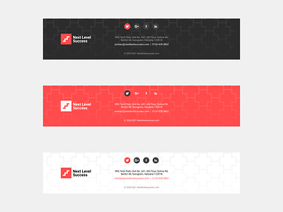 Footer Design appdesign branding color design illustration logo typography ui vector web