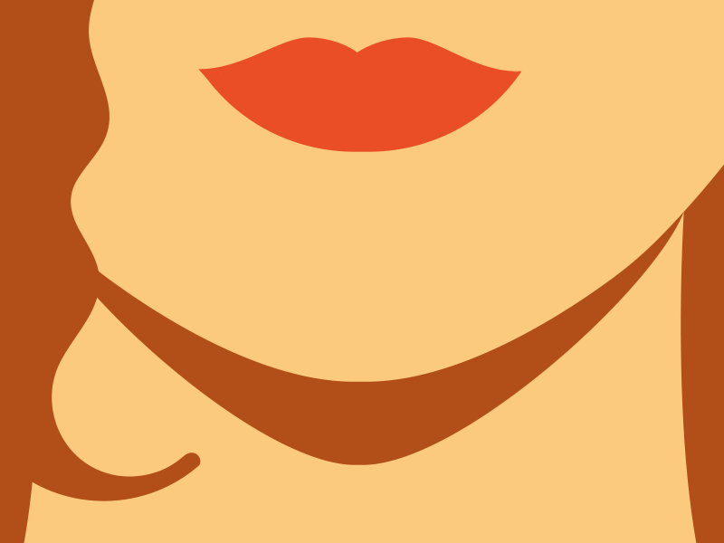 Me digital digital illustration digitalart face gif hair illustration lips me neck red smile wind