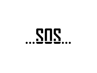 SOS branding design logo sos typogaphy