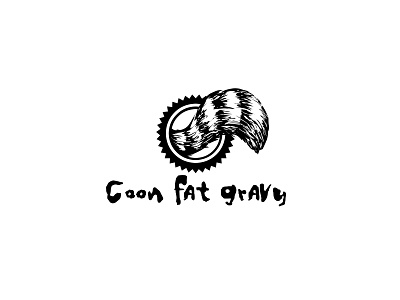 Coon Fat Gravy badgedesign branding design illustration logo typogaphy