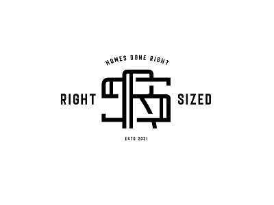 RS monogram logo logotype monogram typography