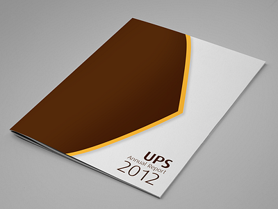 Ups Annual Report annual report brochure charts design finacial grid stats typography