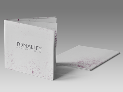Tonality case cd clean cover design grid grunge music typography