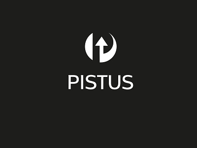 Pistus arrow direction logo top up