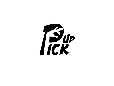 Pick Up environment junk logo pick