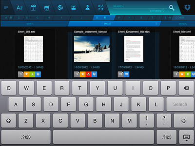 Viewer Angled Sort R2 keyboard search sort thumbnails ui viewer