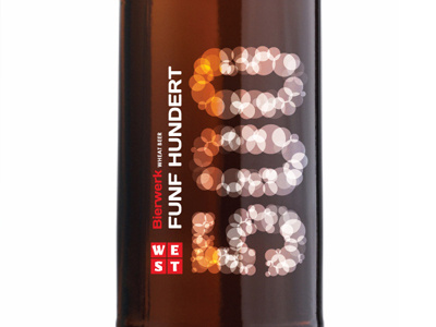 Funf Hundert 500 beer label