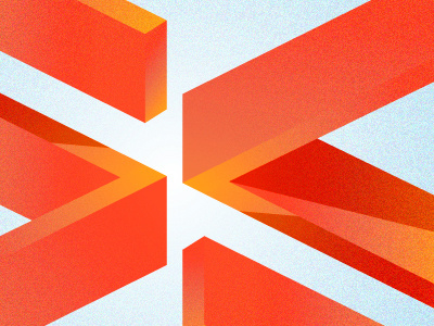 Xbloc 3d identity illustration symbol